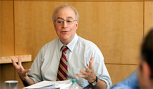 Dean David F. Levi teaching a class