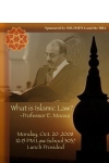 event poster: What Is Islamic Law?
