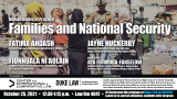 Human Rights in Practice: Families and National Security, with Fatima Ahdash, Fionnuala Ni Aolain, & Jayne Huckerby | 25 October 2021, 12:30 p.m. | Law Room 4047 | or via livestream